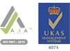 Logo della certificazione ISO 9001/2015